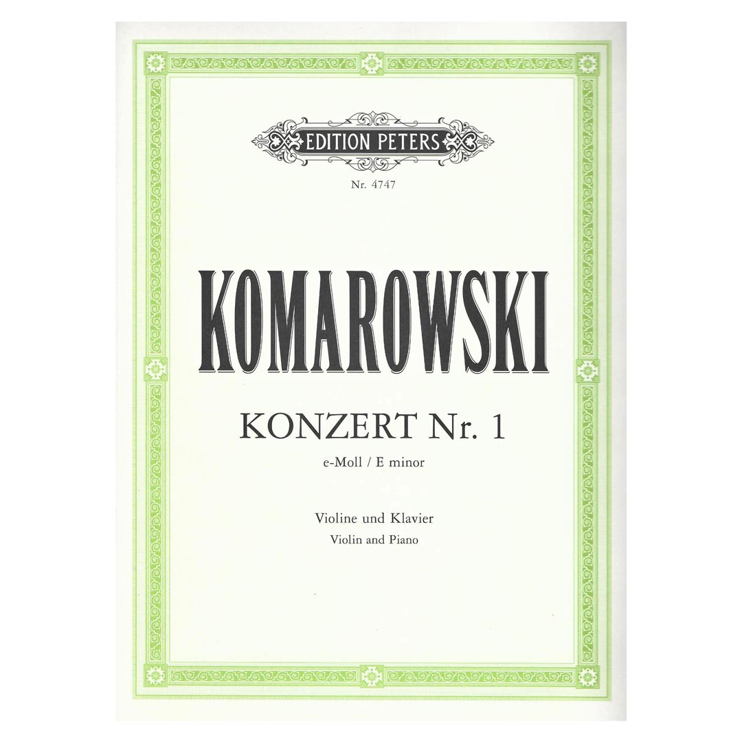 Komarowski - Concerto Nr.1 In E Minor