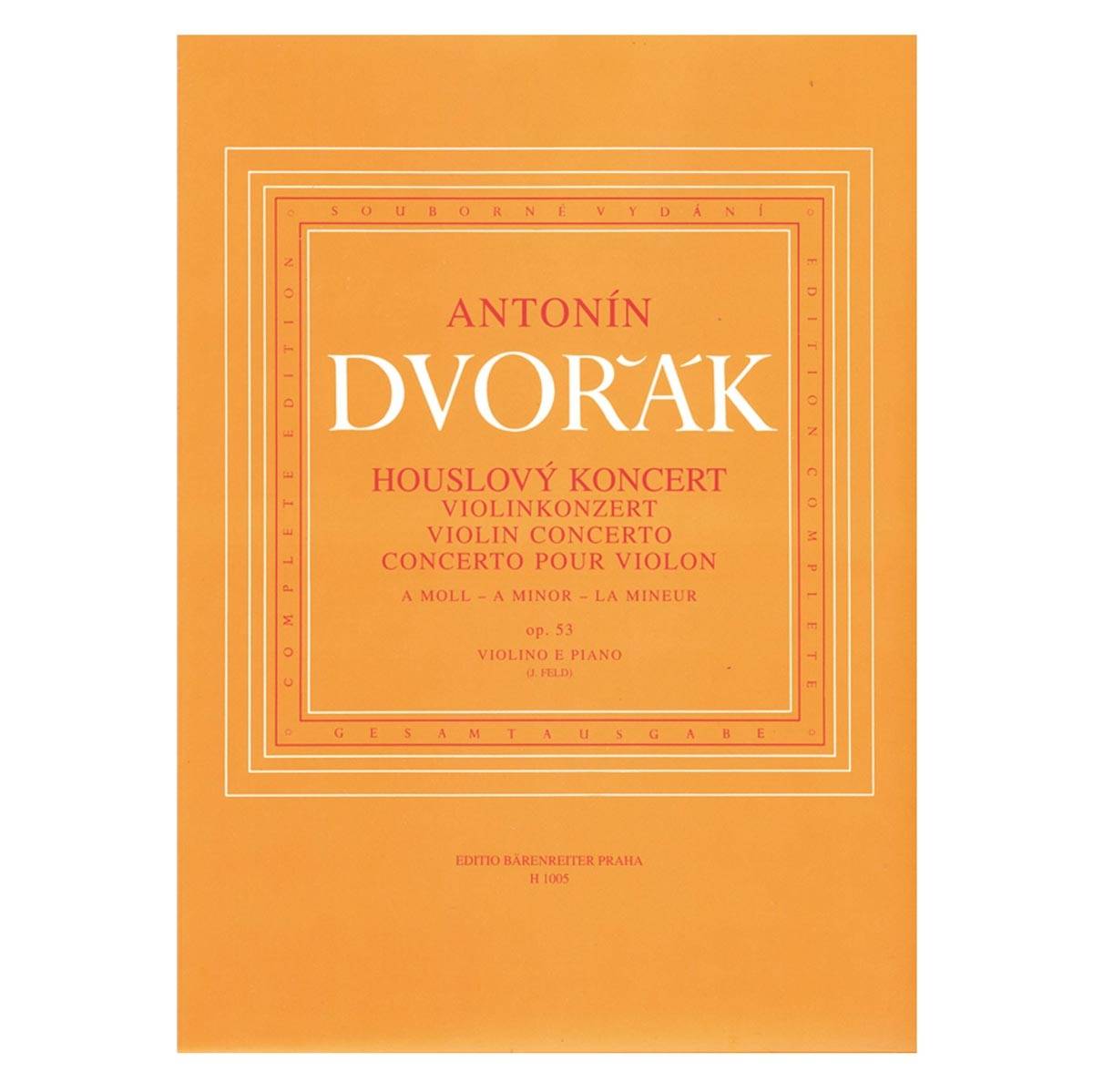 Dvorak - Violin Concerto In A Minor Op.53 Reduction