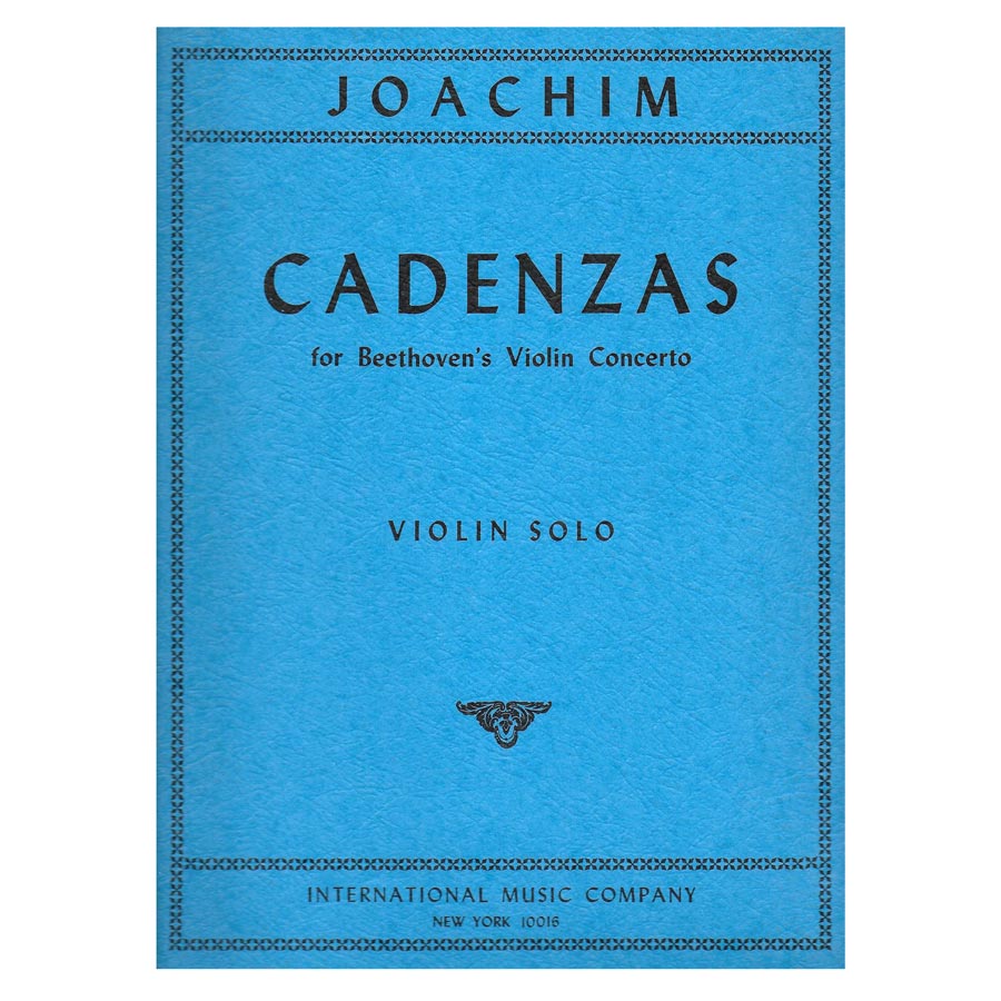 Joachim - Cadenzas for Beethoven's Concerto