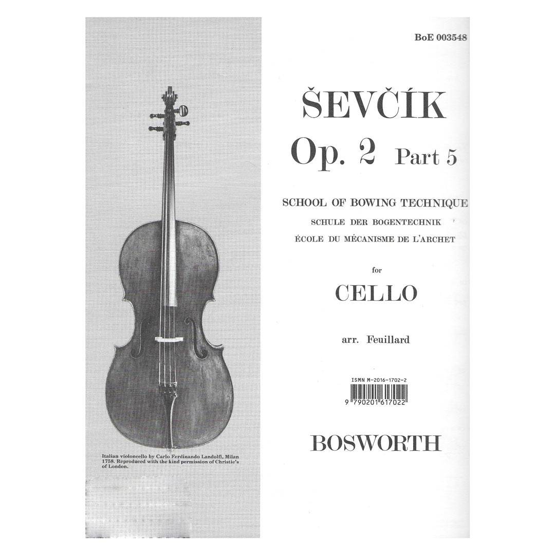Sevcik - Opus 2 Part 5 for Cello