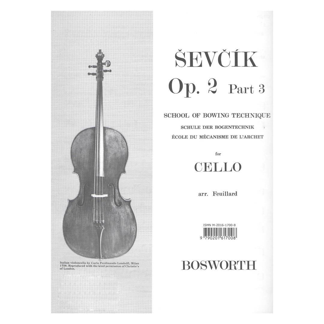 Sevcik - Opus 2 Part 3 for Cello