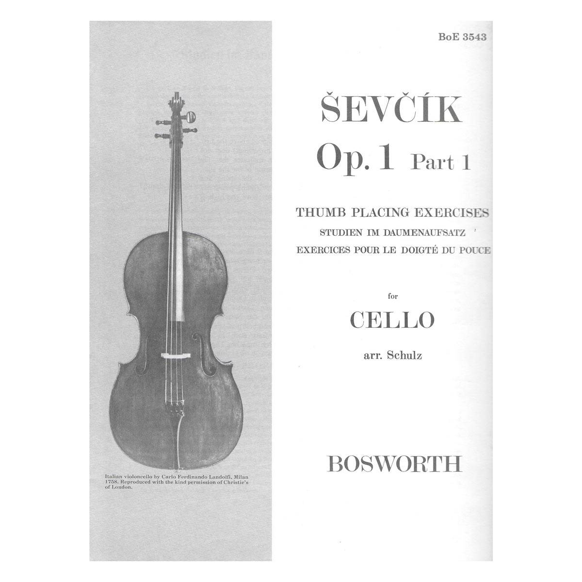 Sevcik - Op.1 Part 1 for Cello