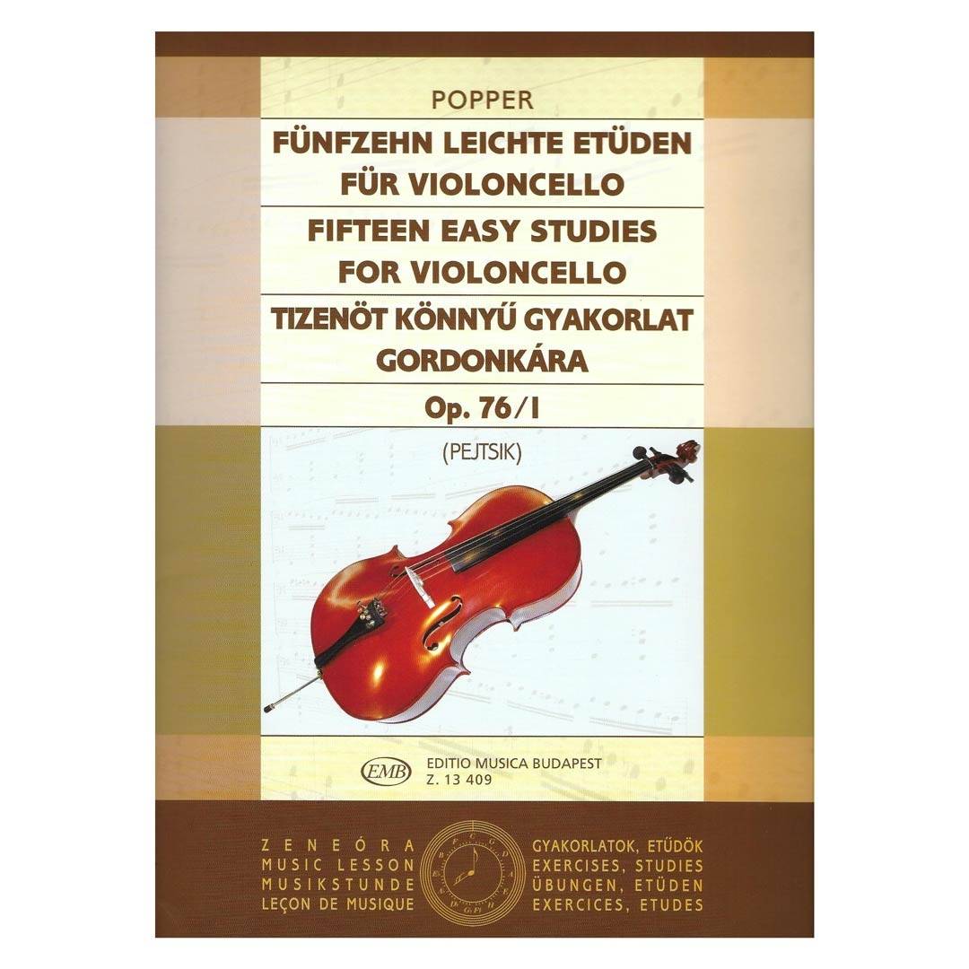 Popper - Fifteen Easy Studies for Cello