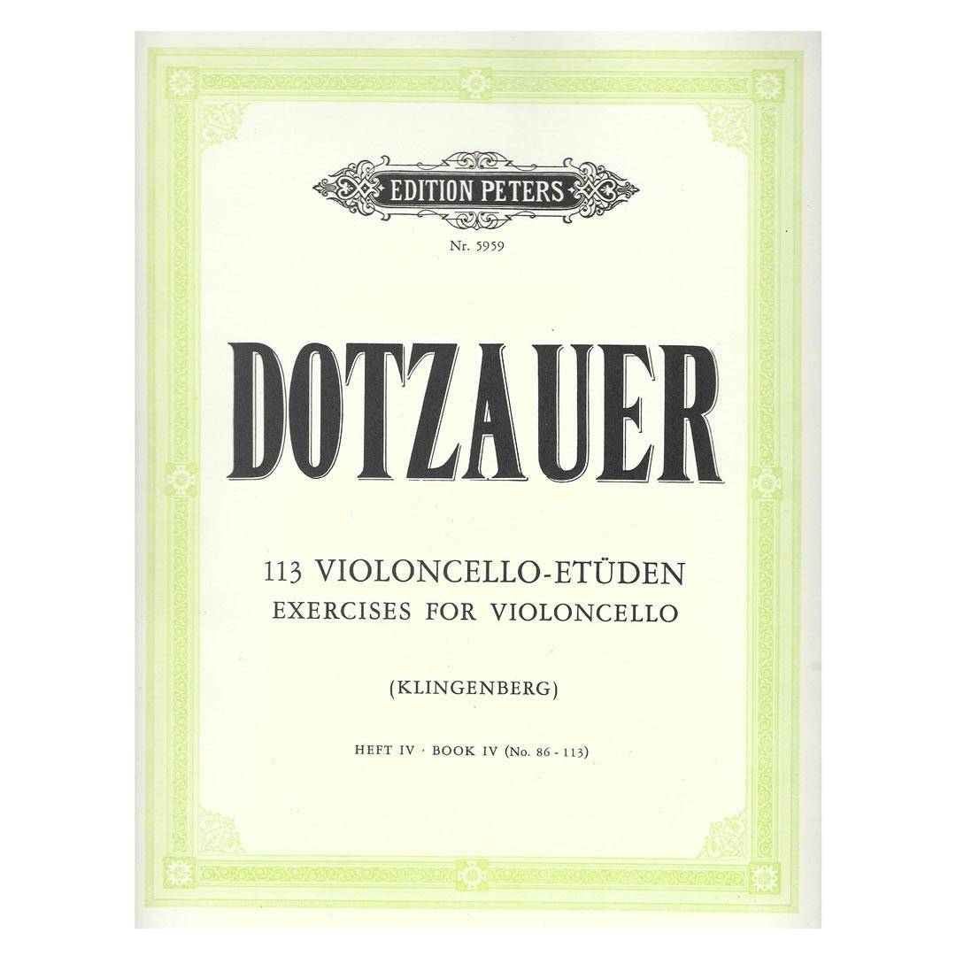 Dotzauer - 113 Exercises for Cello Book 4