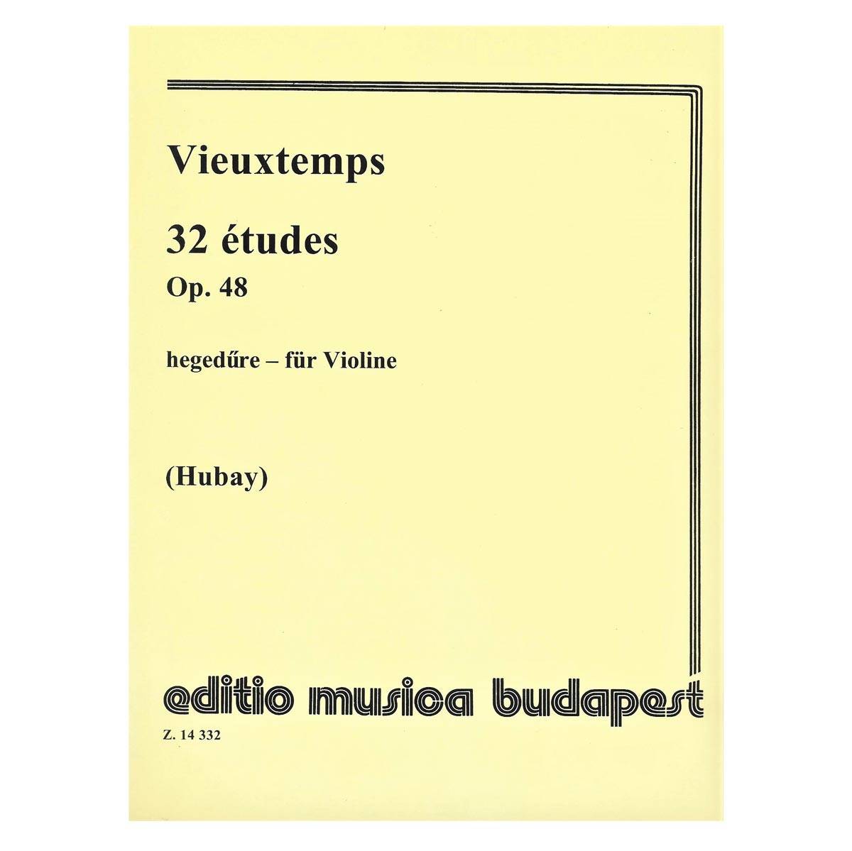 Vieuxtemps - 32 Etudes Op.48