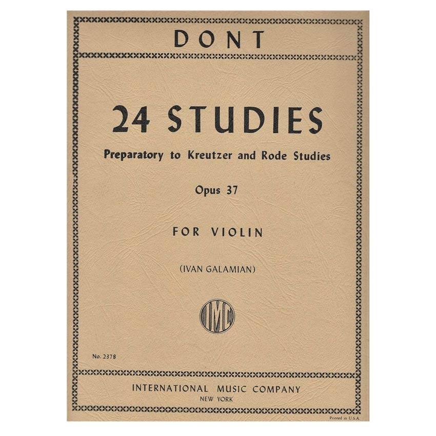 Dont - 24 Studies Op.37