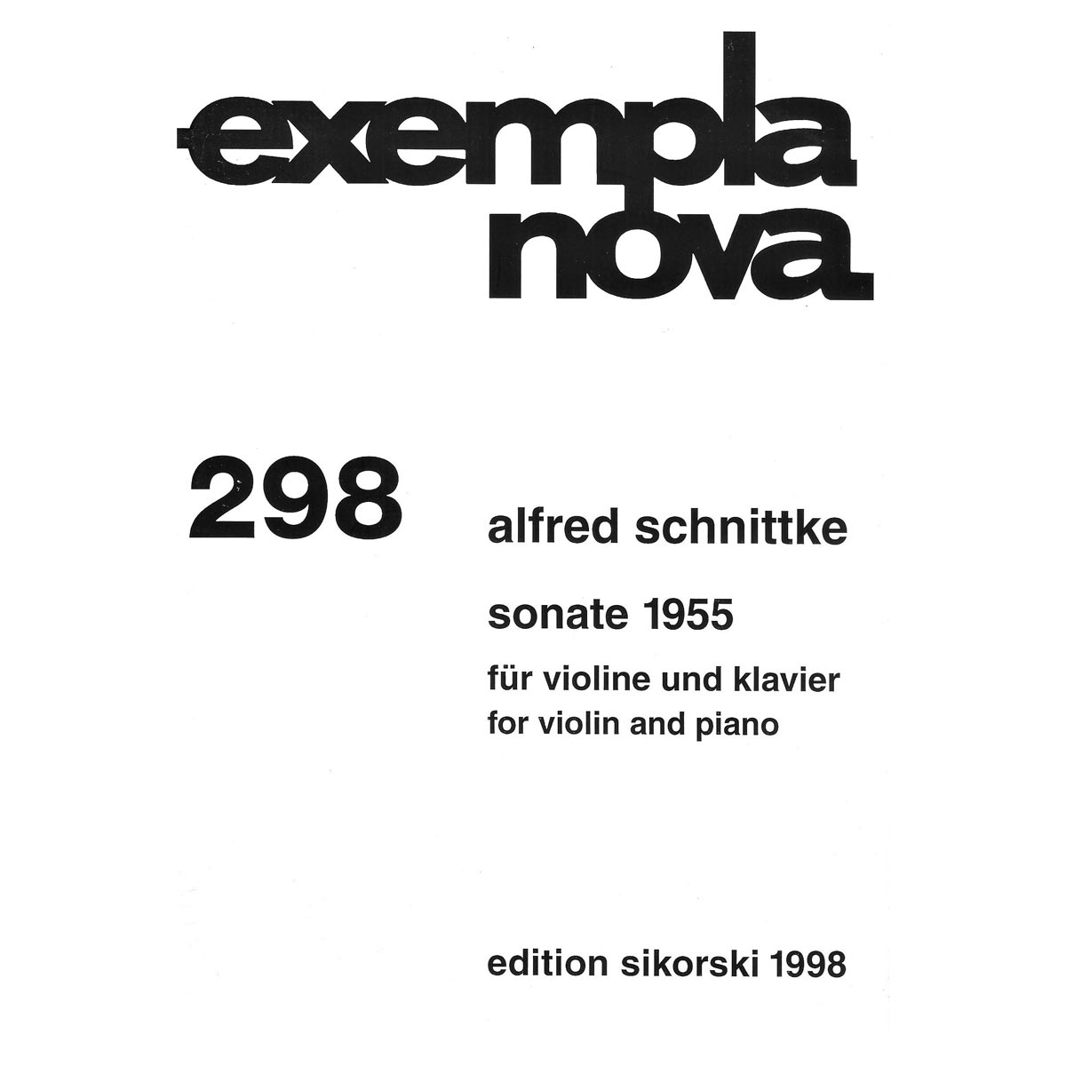 Schnittke - Sonate 1955