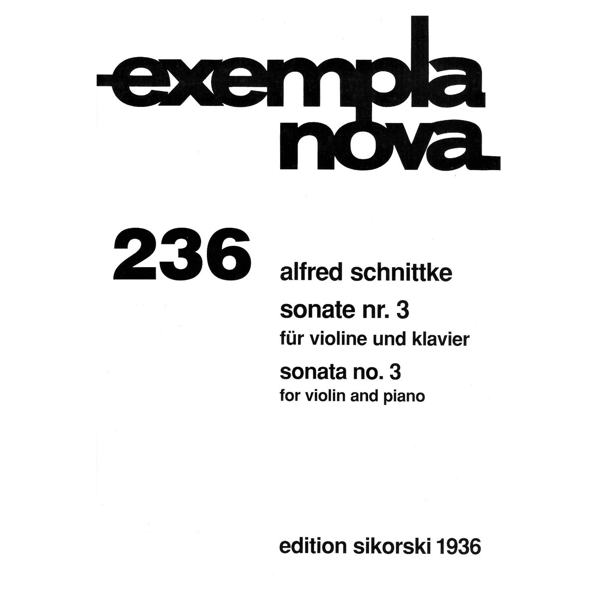Schnittke - Sonate Nr.3