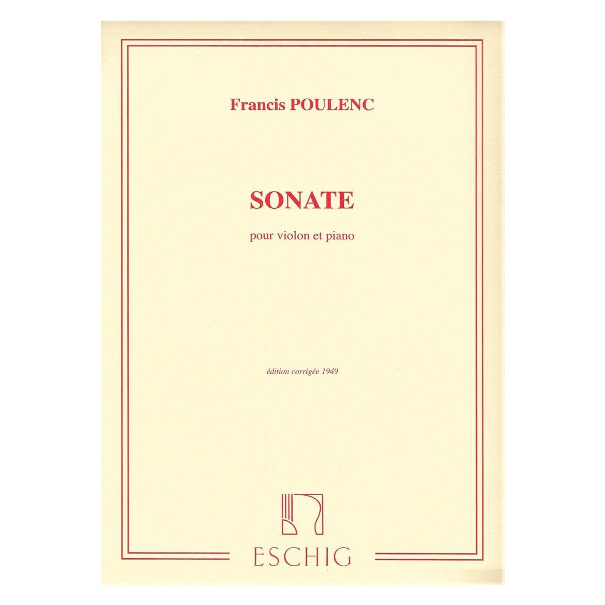 Poulenc - Sonata