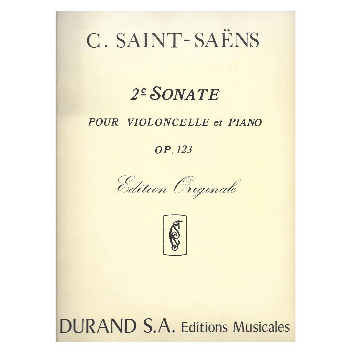 Saint-Saens - Sonata in F Major No.2 Op.123 for Cello & Piano