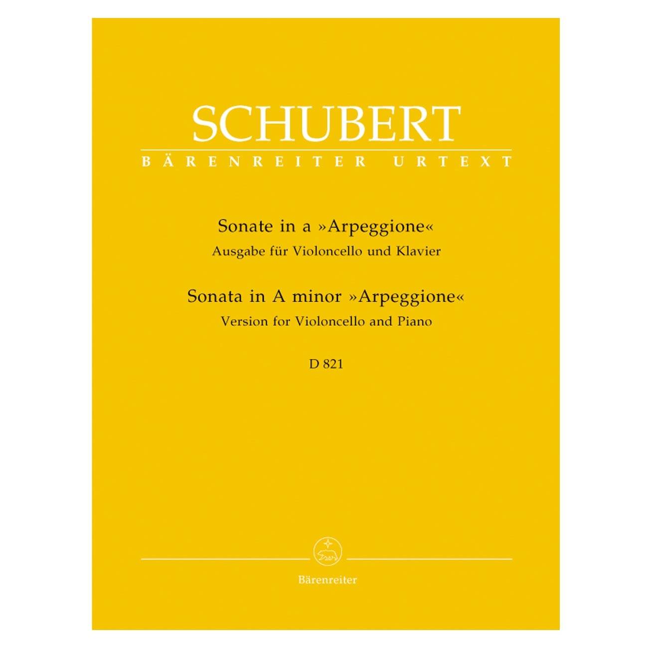 Schubert - Sonata In A Minor Arpeggione for Cello & Piano