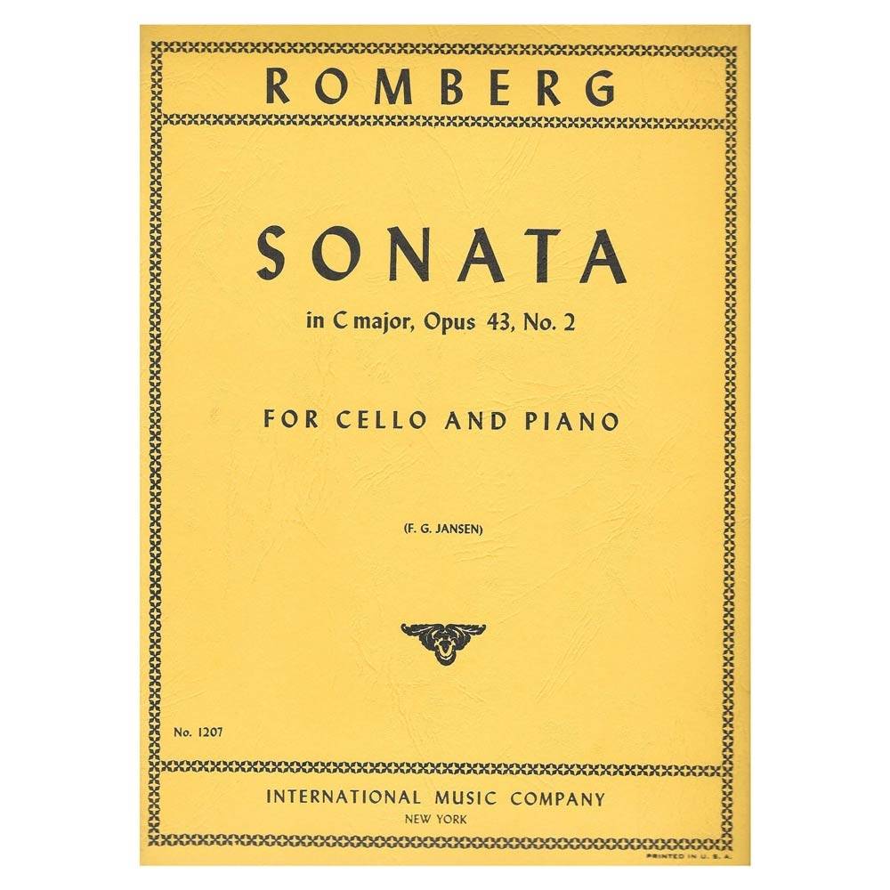 Romberg - Sonata In C Major Op.43 No.2 for Cello & Piano