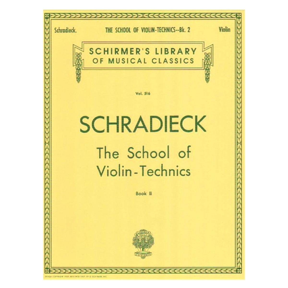 Schradieck - The School Of Violin-Technics Book 2