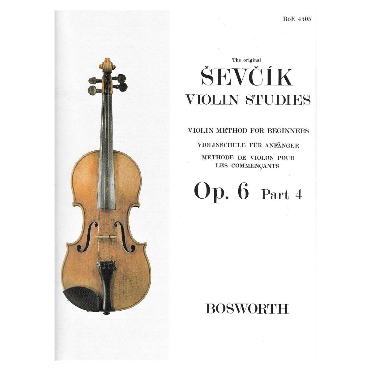 Sevcik, Otakar : School Of Violin Technique, Opus 6 Part 4