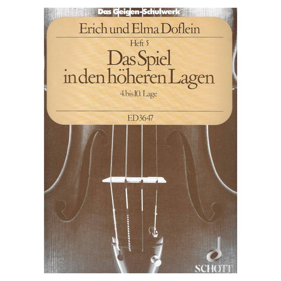 Doflein - Das Geigen - Schulwerk Heft 5 [German]
