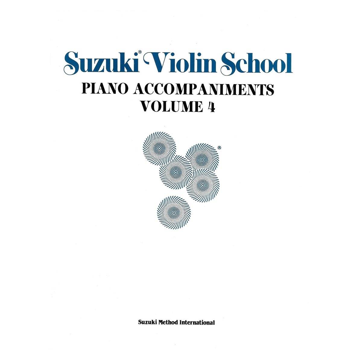 Suzuki - Violin School Vol.4 Piano Accompaniments