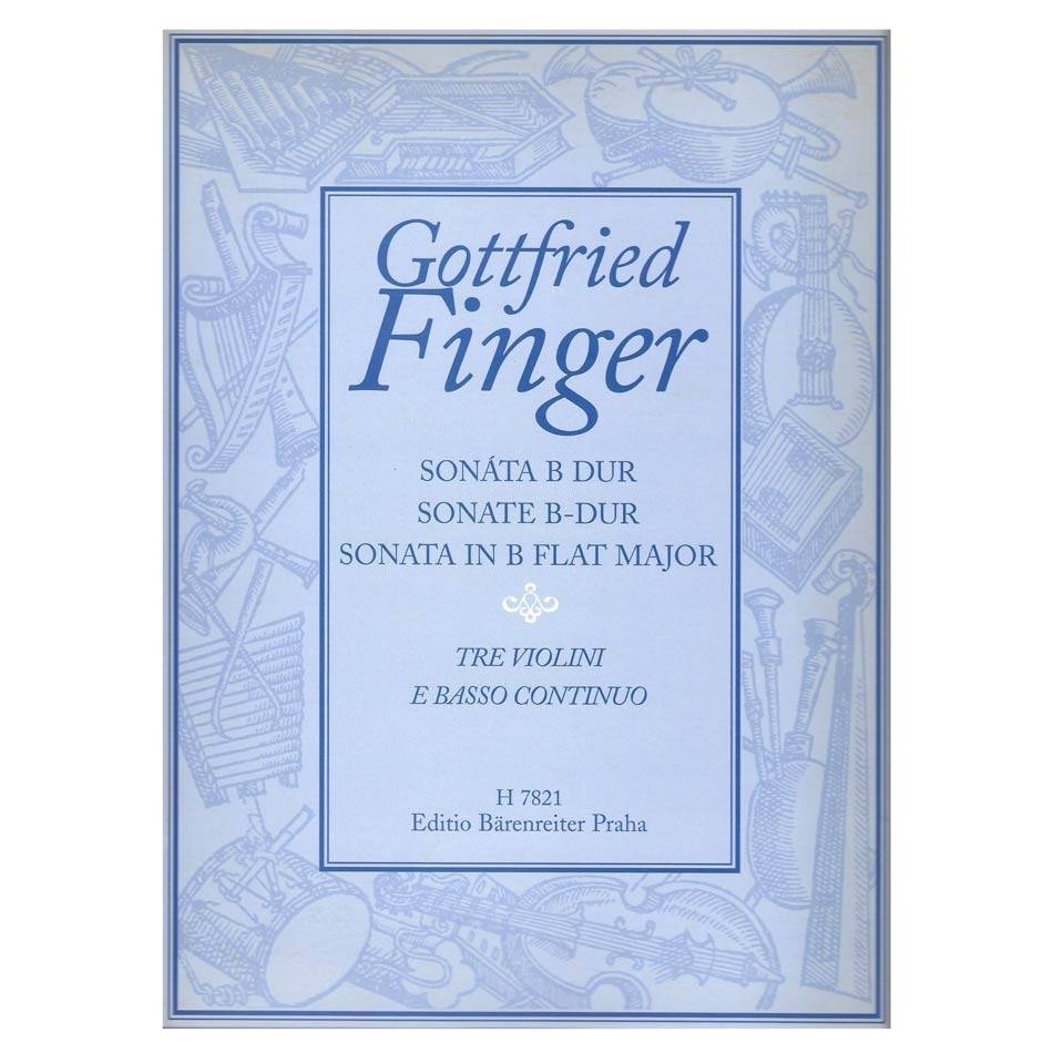 Gottfreid - Sonata In Bb Major, for 3 Violins & Basso Continuo