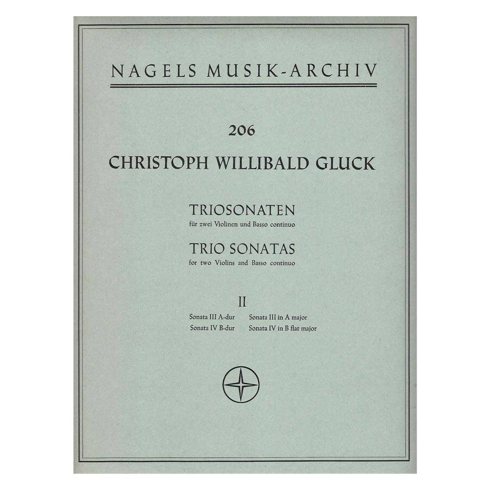 Gluck - Trio Sonatas, For 2 Violins & Basso Continuo Vol.2