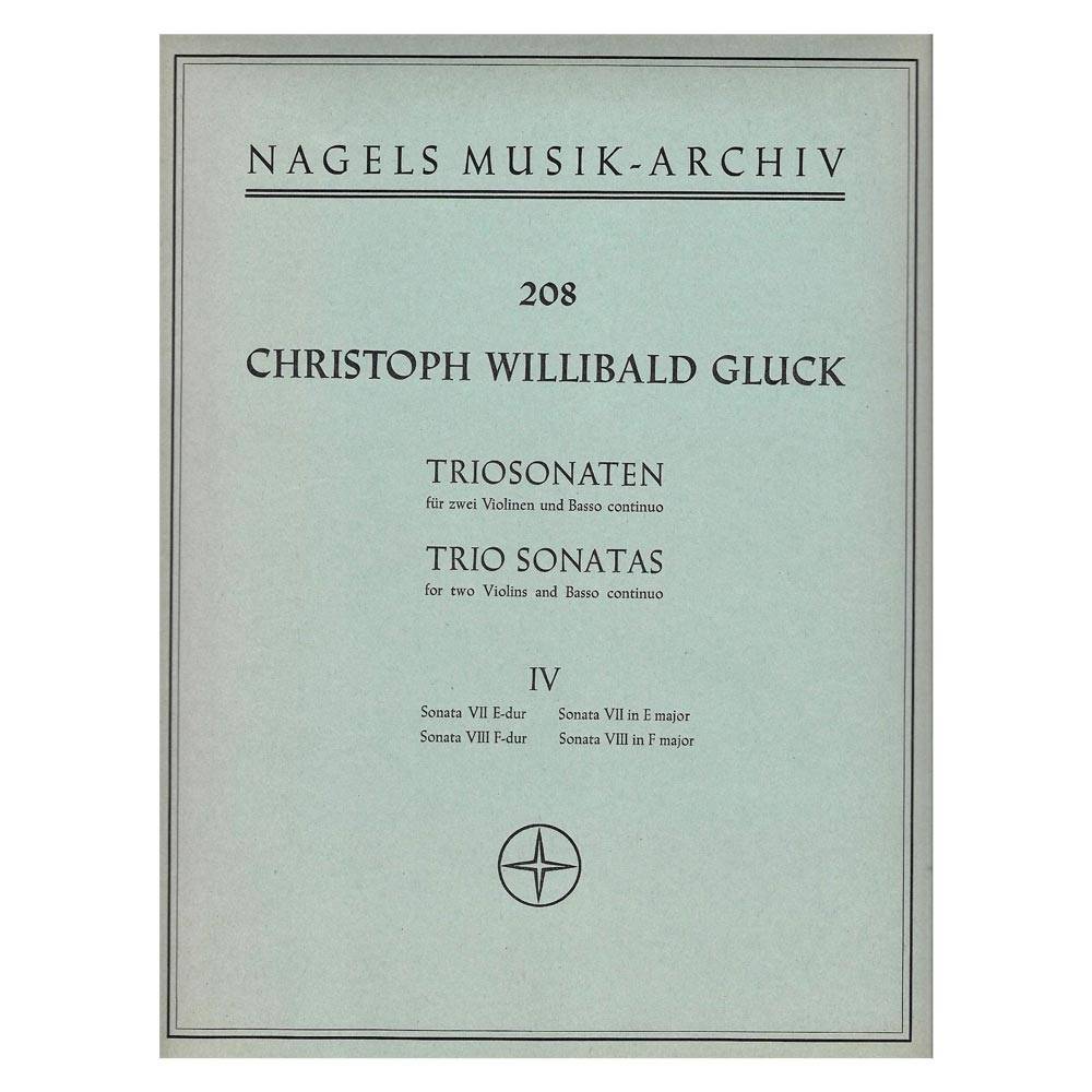 Gluck - Trio Sonatas, For 2 Violins & Basso Continuo Vol.4