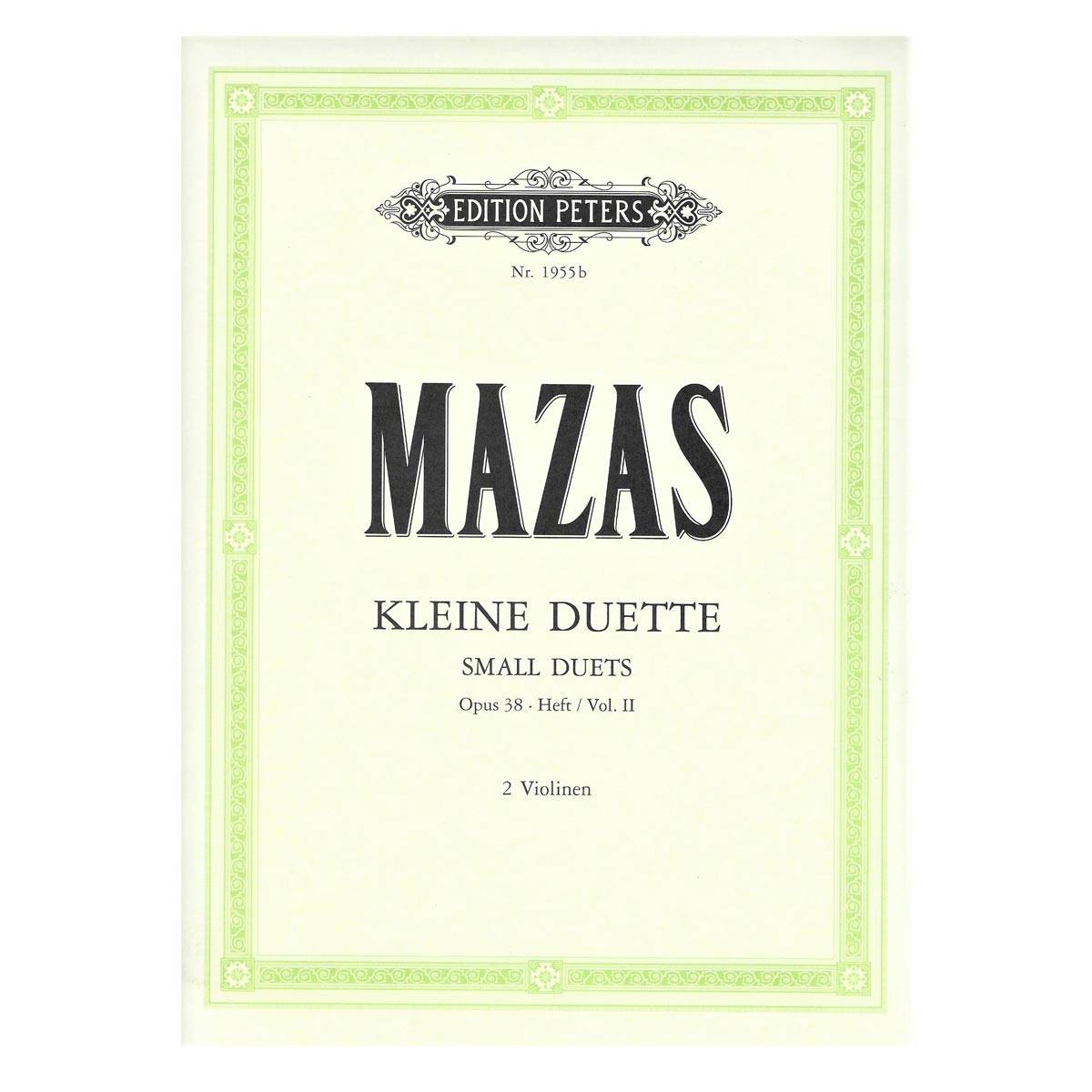 Mazas - Small Duets Op.38 Vol.2