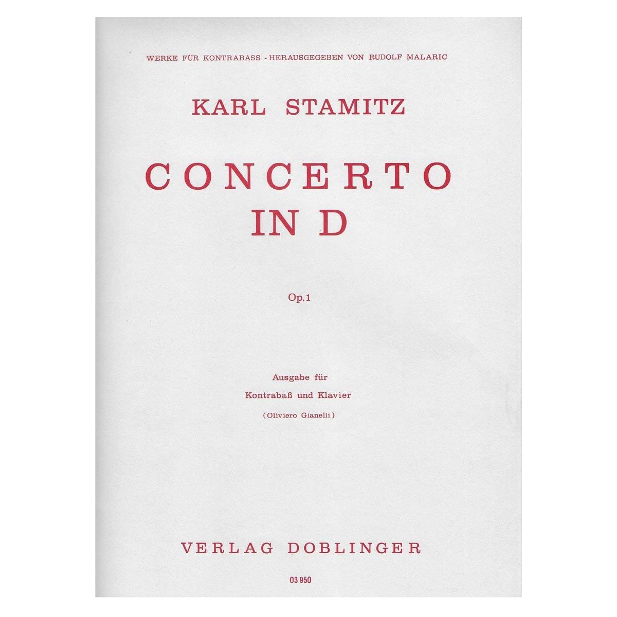 Stamitz - Concerto In D Op.1