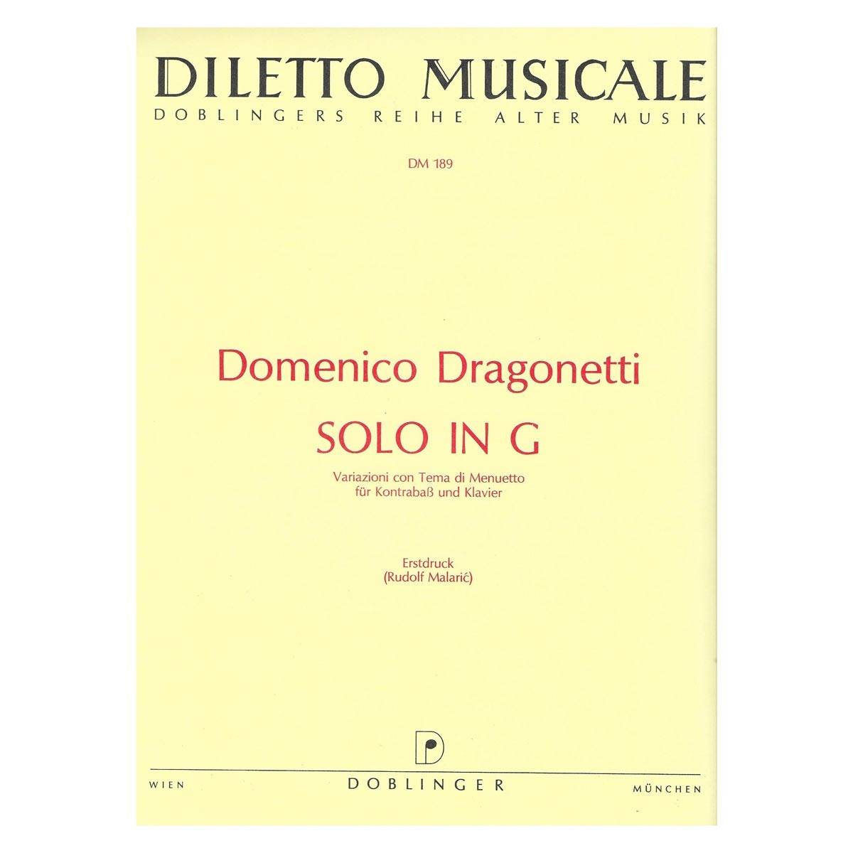 Dragonetti - Solo In G
