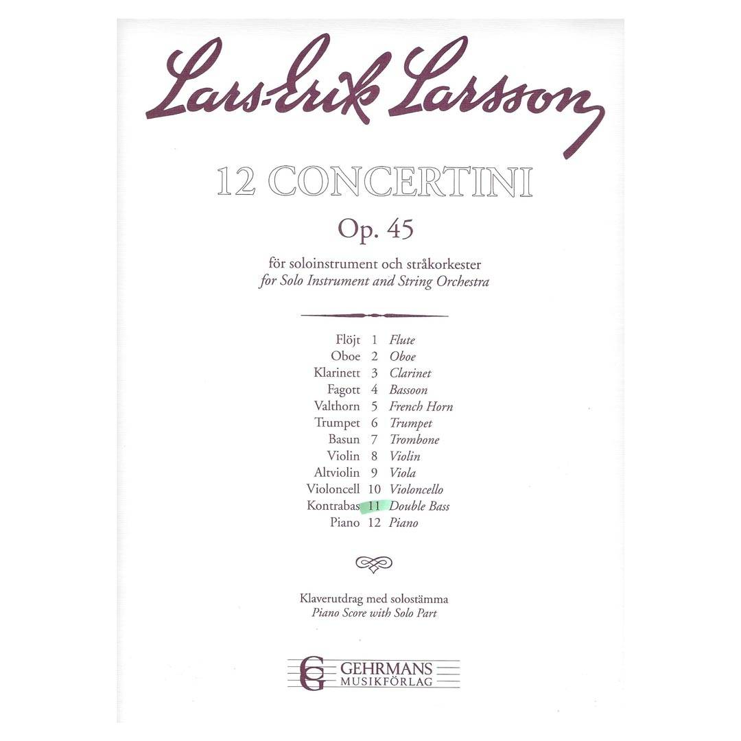 Larsson - 12 Concertini Op.45 Nr.2