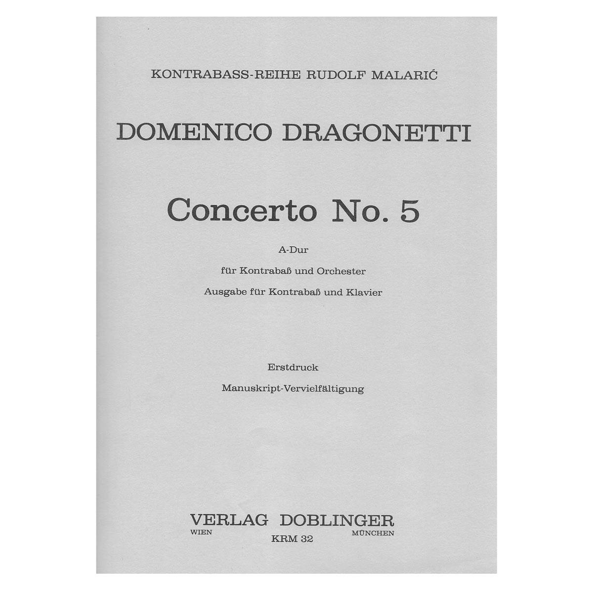 Dragonetti - Concerto No.5 in A Major