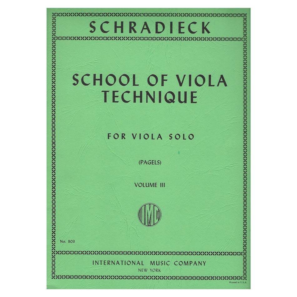 Schradieck - School Of Viola Technique Vol.3
