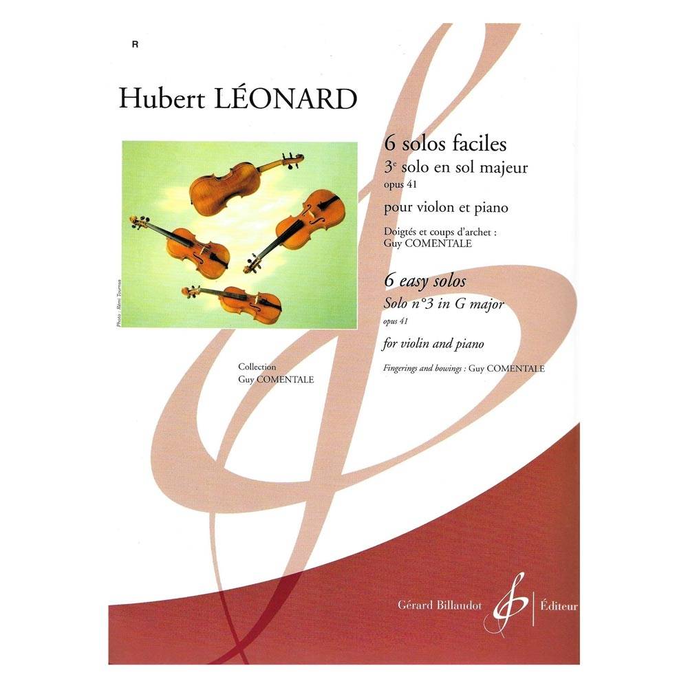 Leonard - 6 Solos Faciles Solo Nr.3 in G Major Op.41