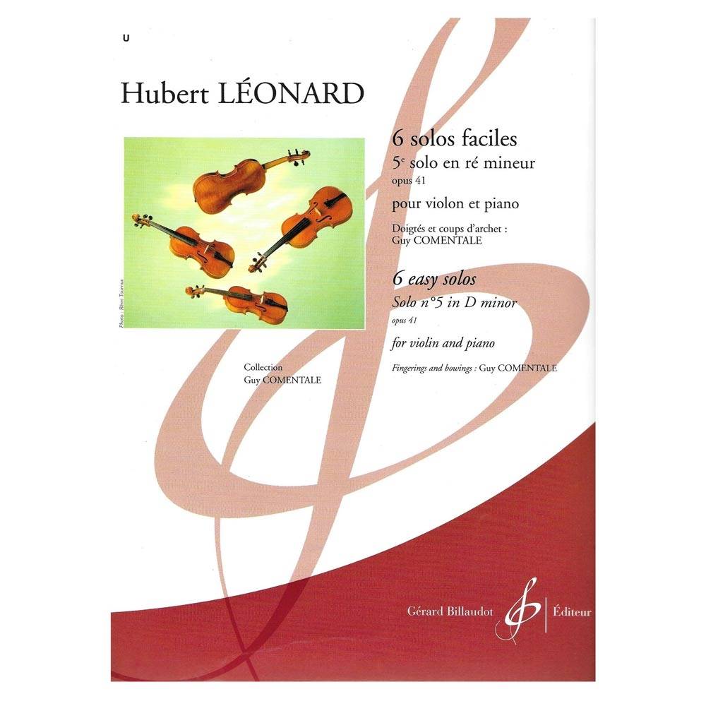 Leonard - 6 Solos Faciles Solo Nr.5 In D Minor Op.41