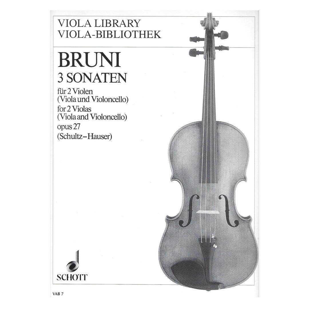 Bruni - 3 Sonaten For 2 Violas Op.27