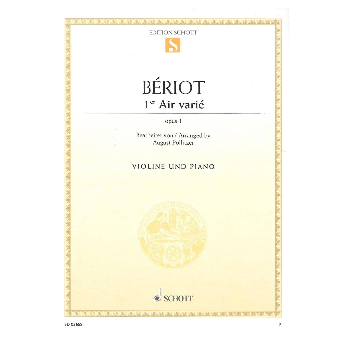 Beriot - Air Varie In D Minor Op.1