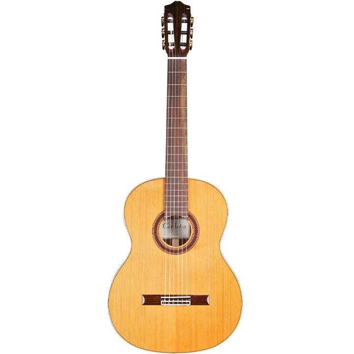 Cordoba F7 Paco Flamengo Cedar Gloss Natural Classical Guitar 4/4