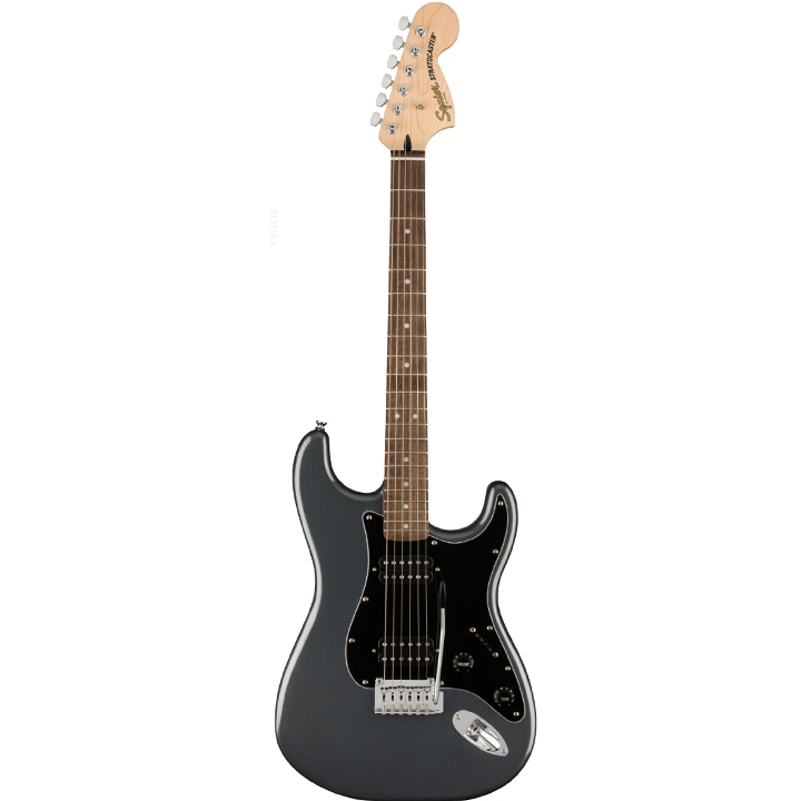 Fender Strat Squier Affinity  L/N HH Tremolo Charcoal Frost Metallic