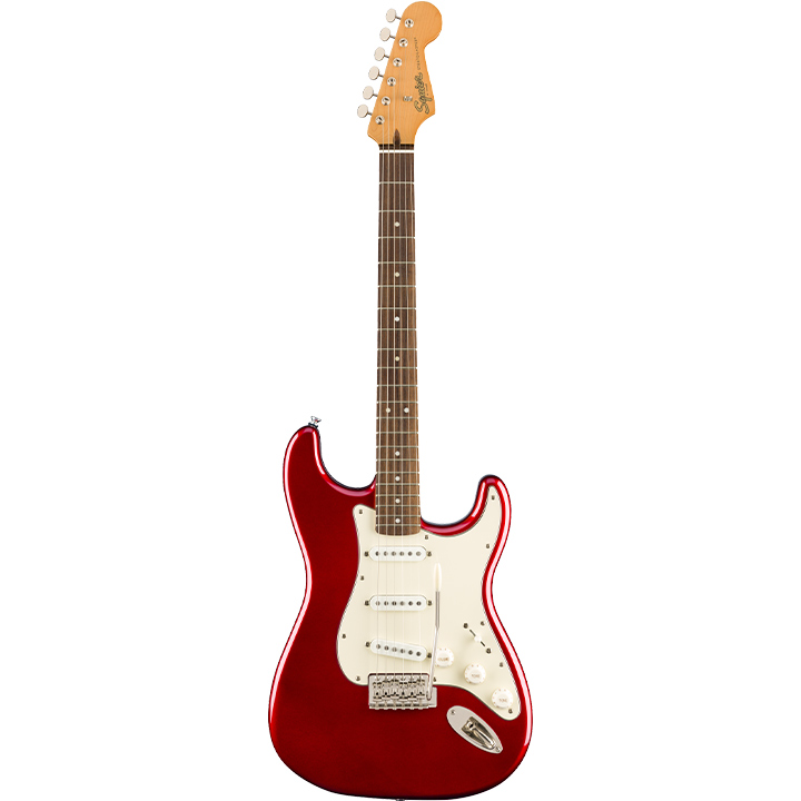 Fender Strat Squier Classic Vibe 60  L/N SSS Tremolo Candy Apple Red