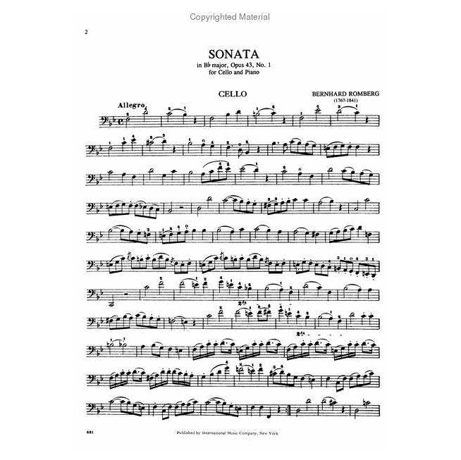 Romberg - Sonata In Bb Major  Op. 43 No. 1