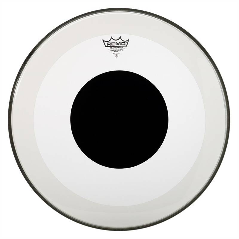 REMO Powerstroke 3 Clear 20" Black Dot Drum head