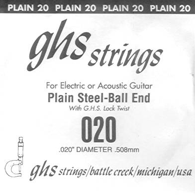 GHS 20 Electric / Acoustic guitar String