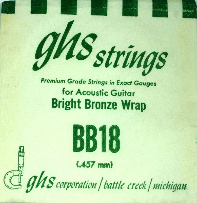 GHS BB18 Acoustic guitar String