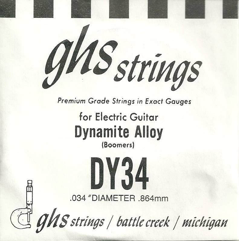 GHS DY34 Electric Guitar String