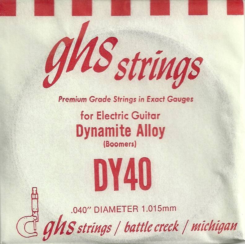 GHS DY40 Electric Guitar String