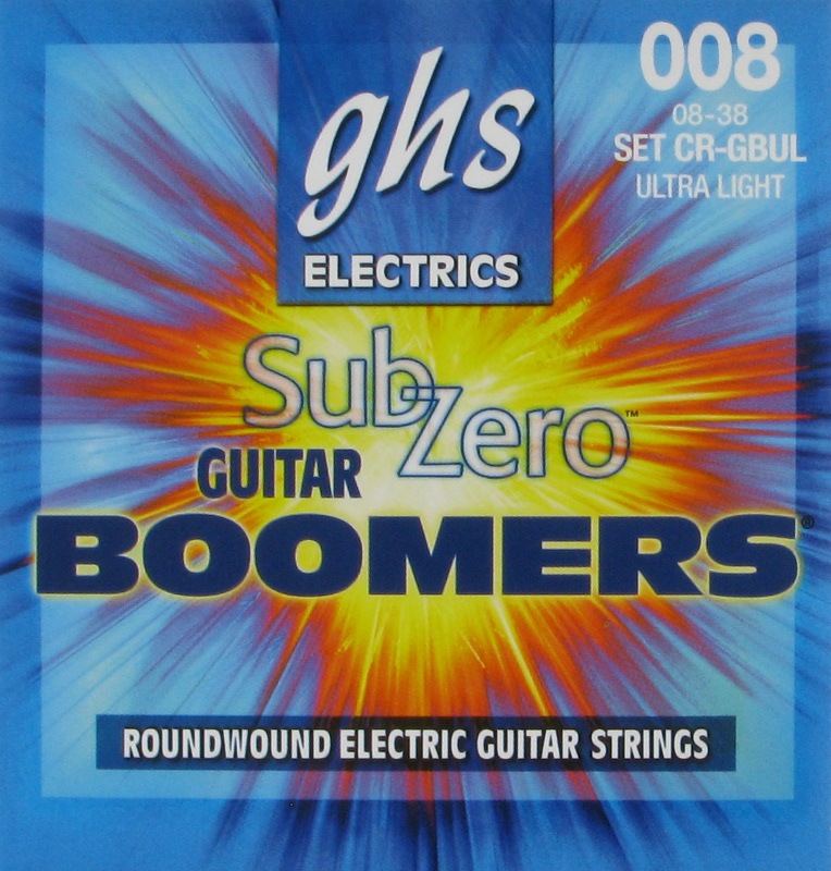 GHS CR-GBUL SubZero Boomers 008-038 Electric Guitar 6-String Set