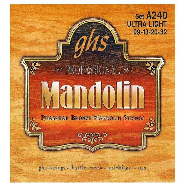 GHS A240 Phosphor Bronze Mandolin String Set