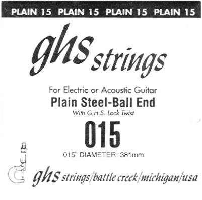 GHS 15 Electric / Acoustic guitar String