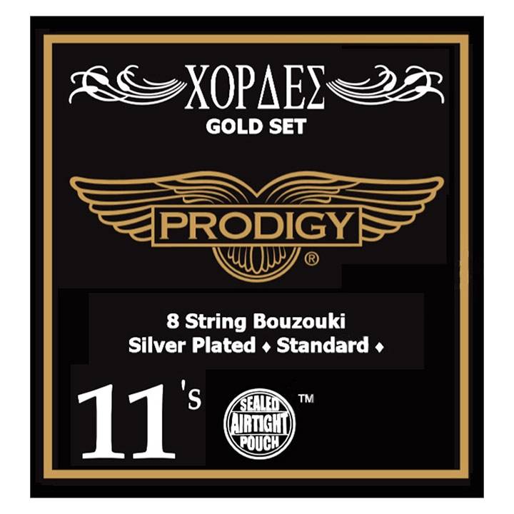 PRODIGY Gold Silver Standard 011-028 Bouzouki 8-String Set