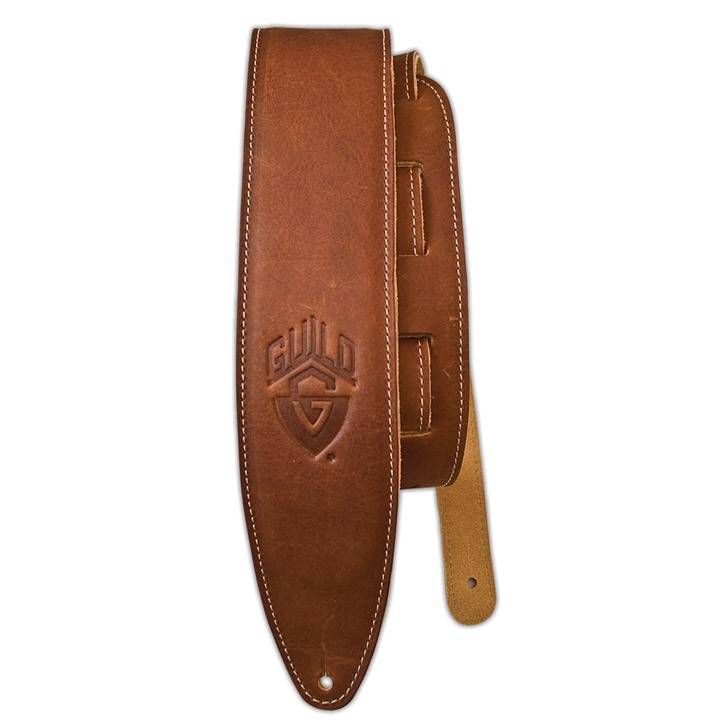 Guild Leather Brown Acoustic Guitar Strap