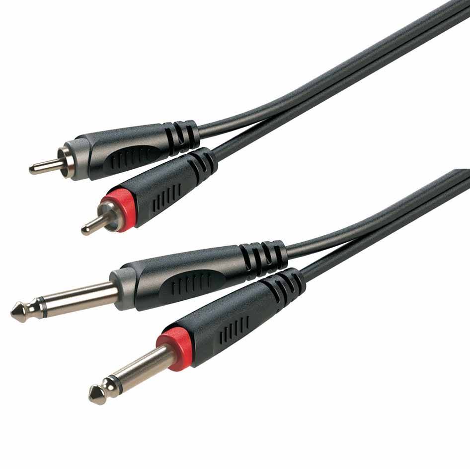 SOUNDSATION Go-Link 2 JACK Mono - 2 RCA Male 5.00m Adapter Cable