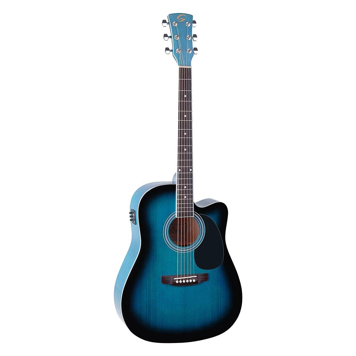 SOUNDSATION Yellowstone DNCE Blue Electric - Acoustic Guitar