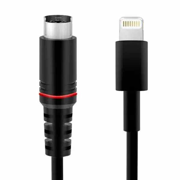 IK Multimedia Lightning to Mini-DIN cable with Charging